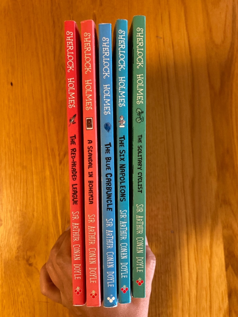 Kids Sherlock Holmes Book Lot EUC Sweet Cherry Publishing Homeschooling Classic